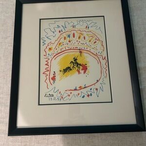 Original Art Pablo Picasso Lithograph signed & dated “La Petite Corrida”